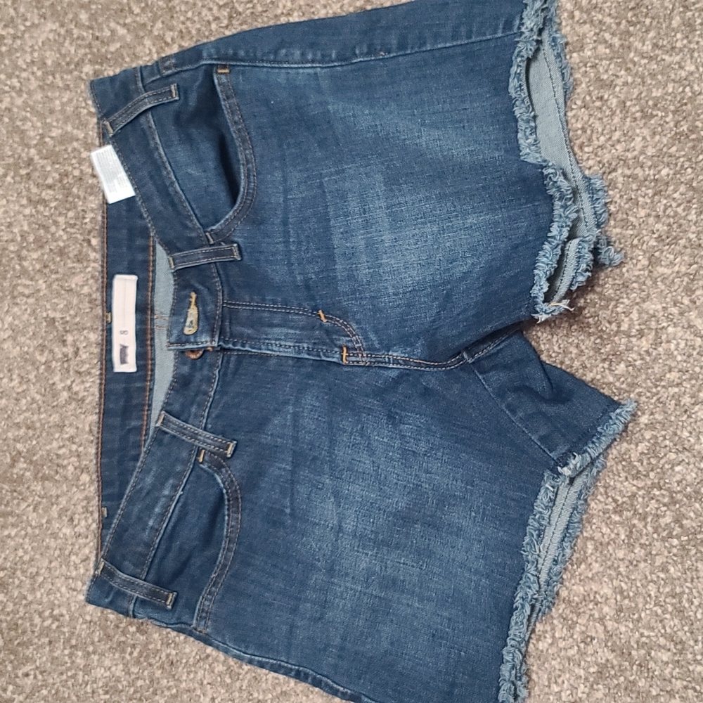 Levi’s Cut Off Blue Jean Shorts 8